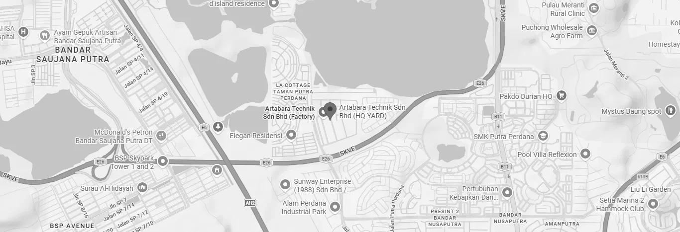 Artabara location map in color